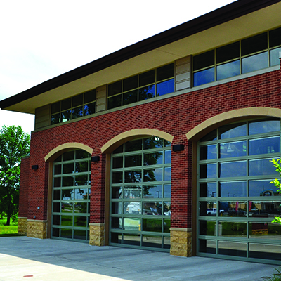 aluminum sectional door