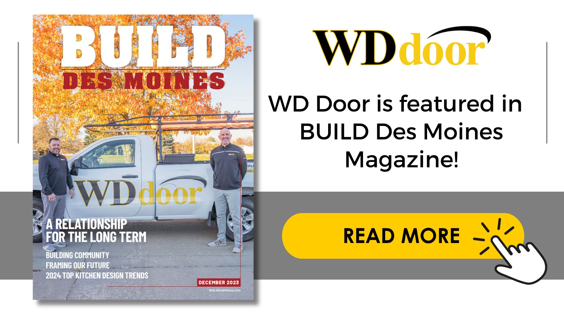 WD Build Des Moines Magazine Graphic