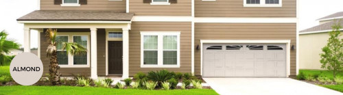 16x7 9605 Colonial Almond 4 Windows