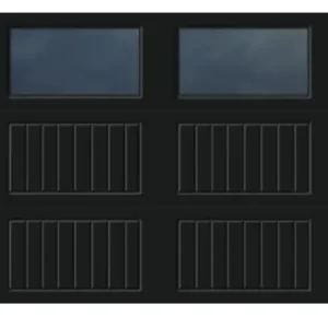 8x7 Black Insulated Garage Door 8x7 Black Insulated Garage Door