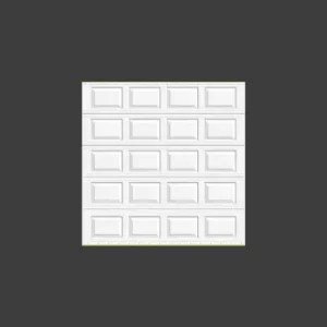 9x8 White Insulated Garage Door - New, Discounted Price